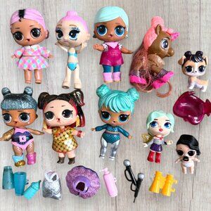 LOL Surprise Dolls Lot Candylicious Cosmic Queen Troublemaker Pets Accessories